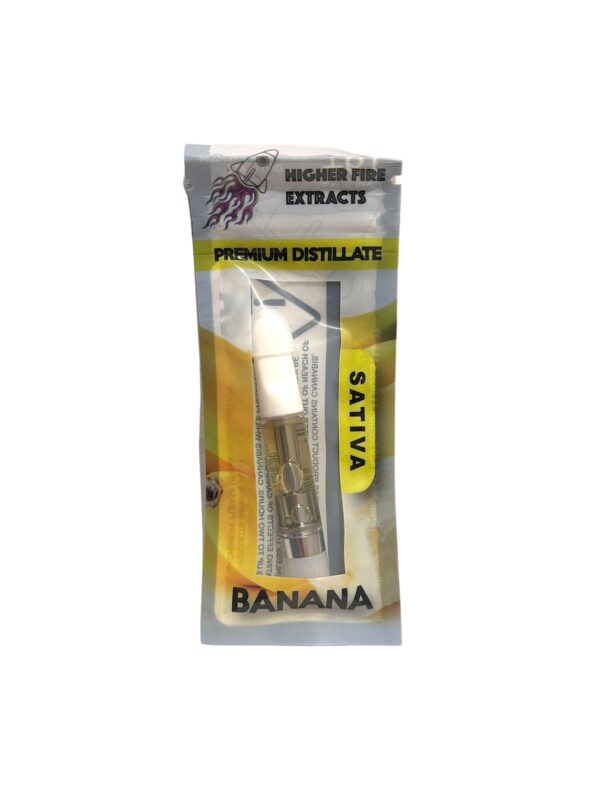 Higher Fire Extracts Premium Distillate 1ML - Banana (Sativa)