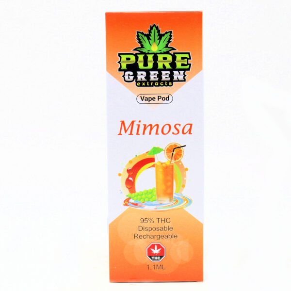 PURE GREEN EXTRACTS 1ML CARTRIDGE - MIMOSA (SATIVA)