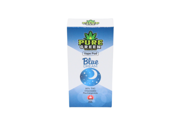 PURE GREEN EXTRACT - 2G VAPE PODS - Blue Dream (Sativa)