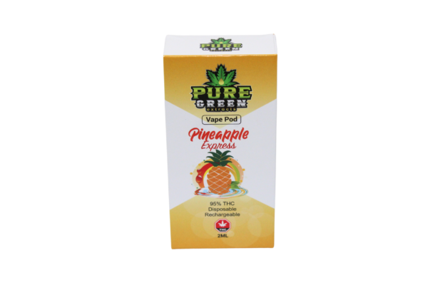 PURE GREEN EXTRACT - 2G VAPE PODS - Pineapple Express (Sativa)